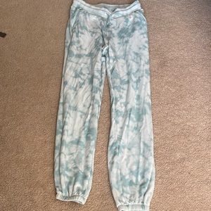 Athleta Girl Light Blue Tie Dye Sweatpants Size XL/14